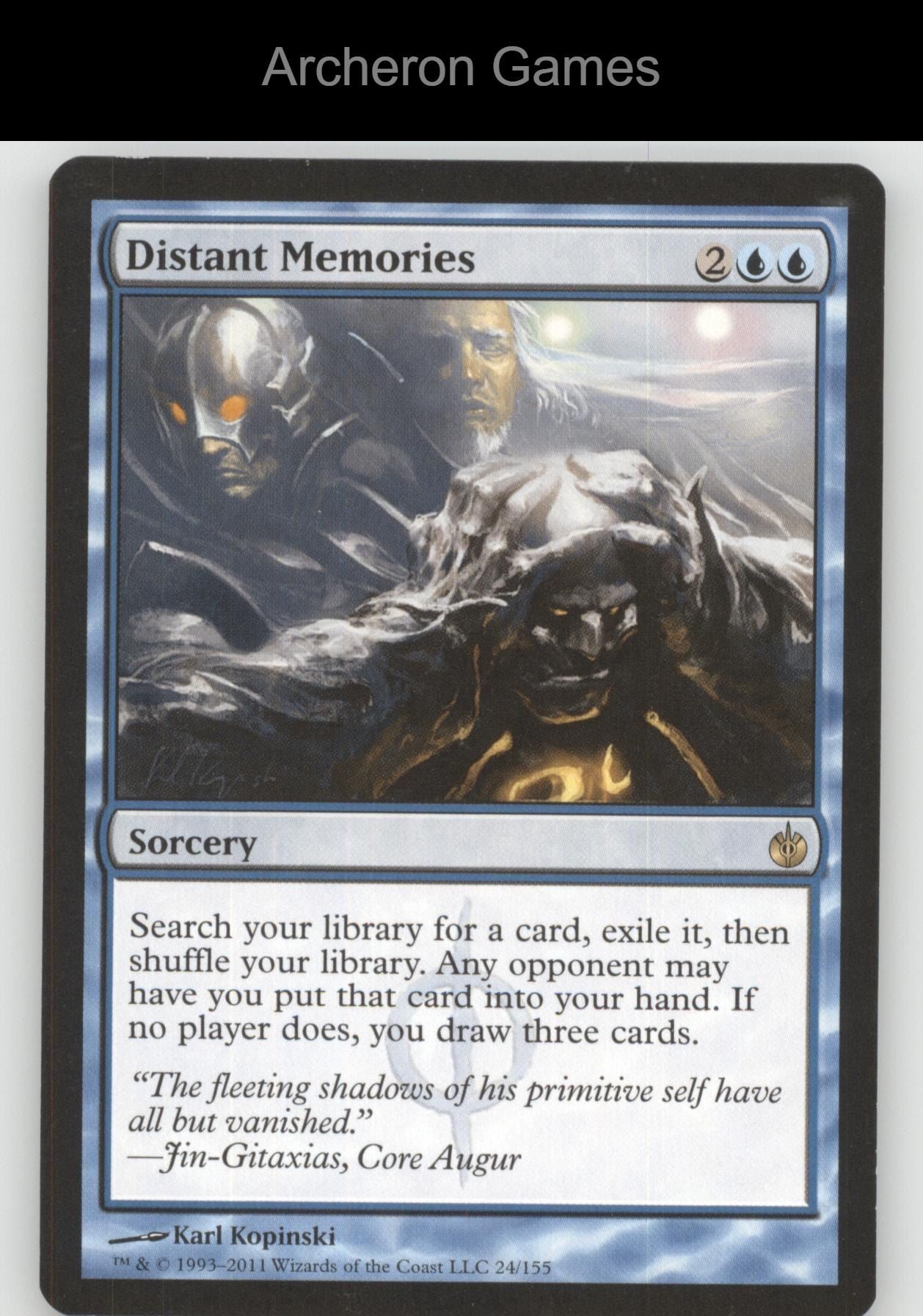 Distant Memories 24 R MTG Card Mirrodin Besieged