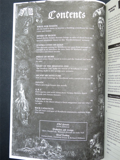 Mordheim: Town Cryer #12 Lustrian Explorers - Games Workshop Magazine #1N6