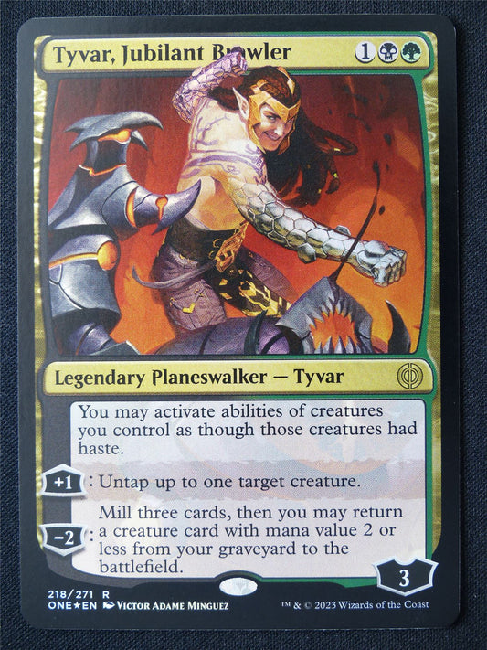 Tyvar Jubilant Brawler Foil - ONE - Mtg Card #D2