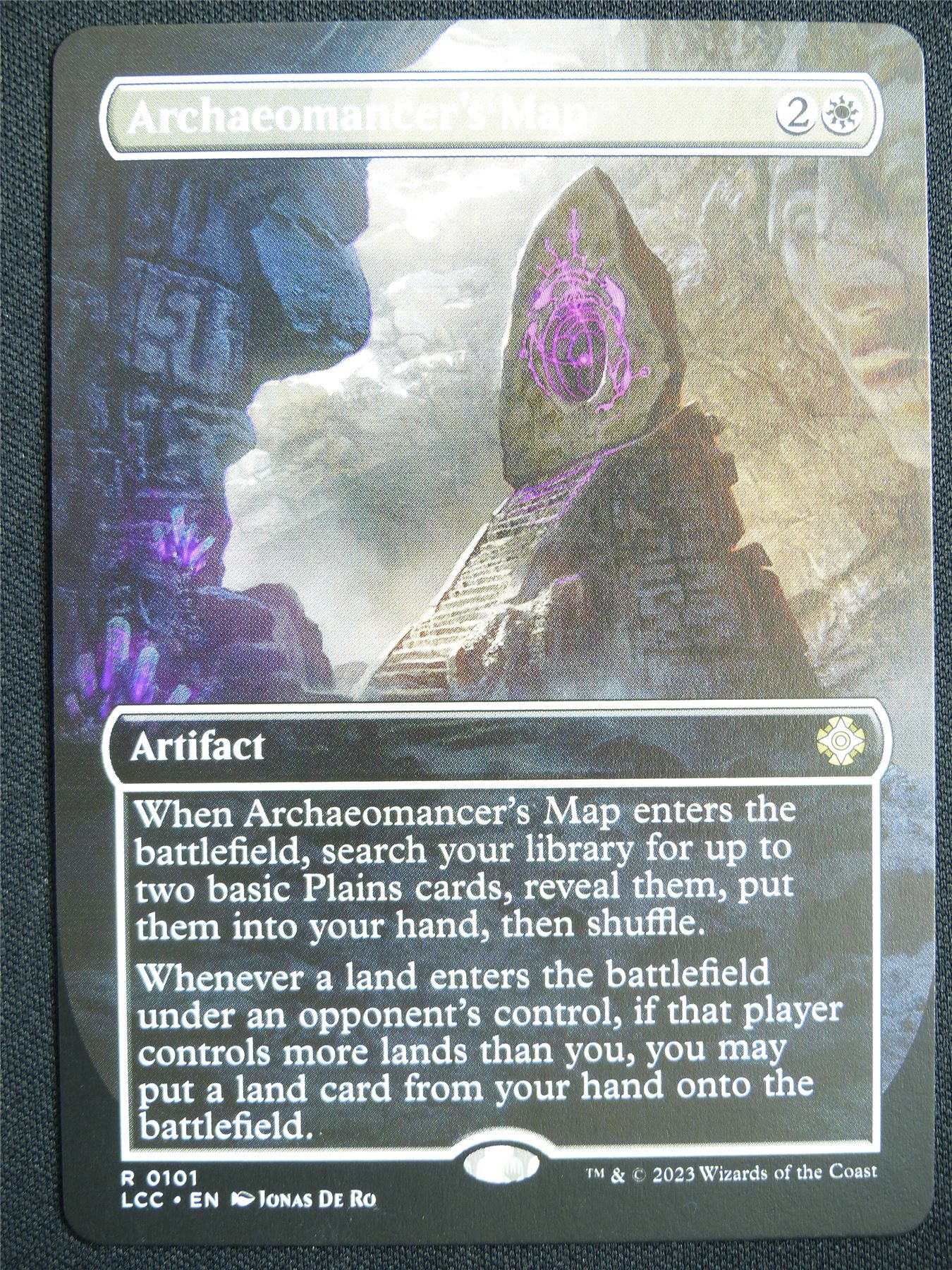 Archaeomancer's Map Borderless - LCC - Mtg Card #23A