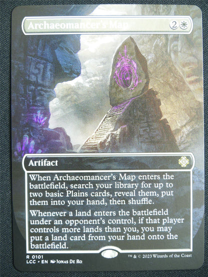 Archaeomancer's Map Borderless - LCC - Mtg Card #23A