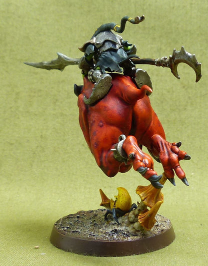 Loonboss on Giant Cave Squig painted - Gloomspite Gitz - Warhammer AoS #FL