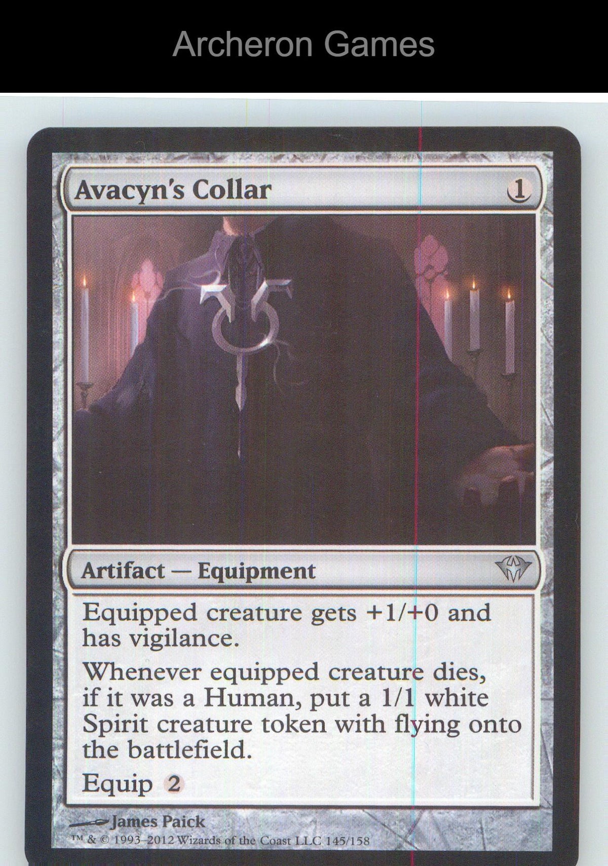 Avacyn's Collar DKA 145 UC MTG Card NM/EX+