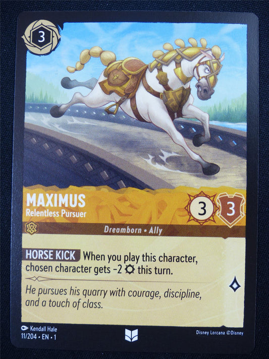 Maximus Relentless Pursuer 11/204 - Lorcana Card #4SI