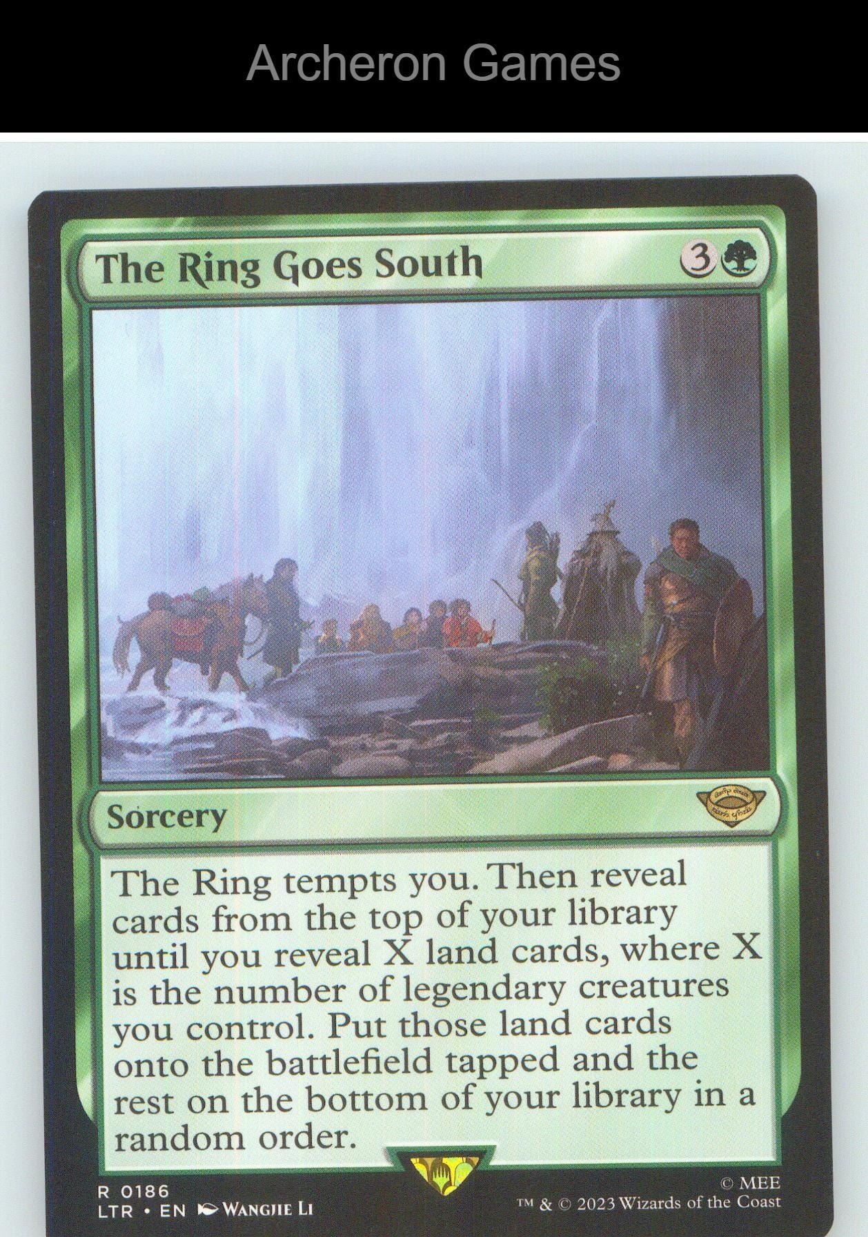 The Ring Goes South LTR 186 R MTG Card NM/EX+