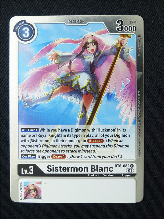 Sistermon Blanc BT6 R - Digimon Card #5RF