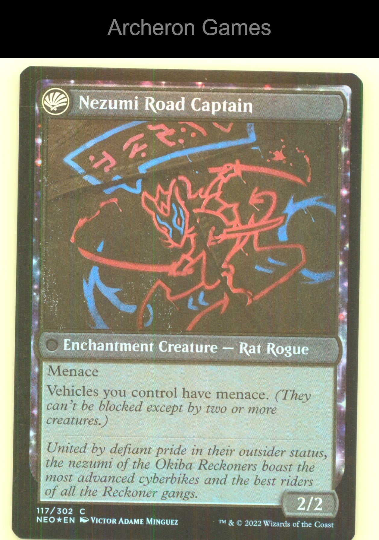 Okiba Reckoner Raid 117 C MTG Card Kamigawa: Neon Dynasty