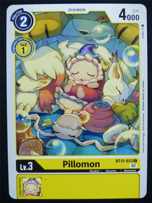 Pillomon BT12-033 - Digimon Card #PC