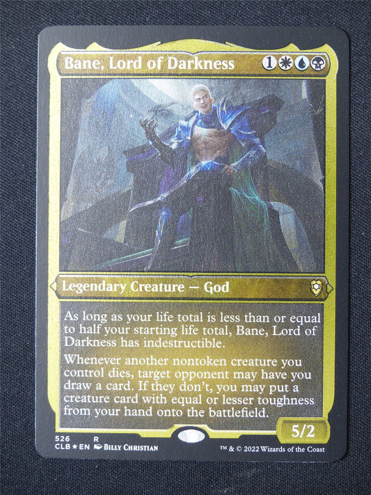 Bane Lord of Darkness Etched Foil - CLB - Mtg Card #7CF