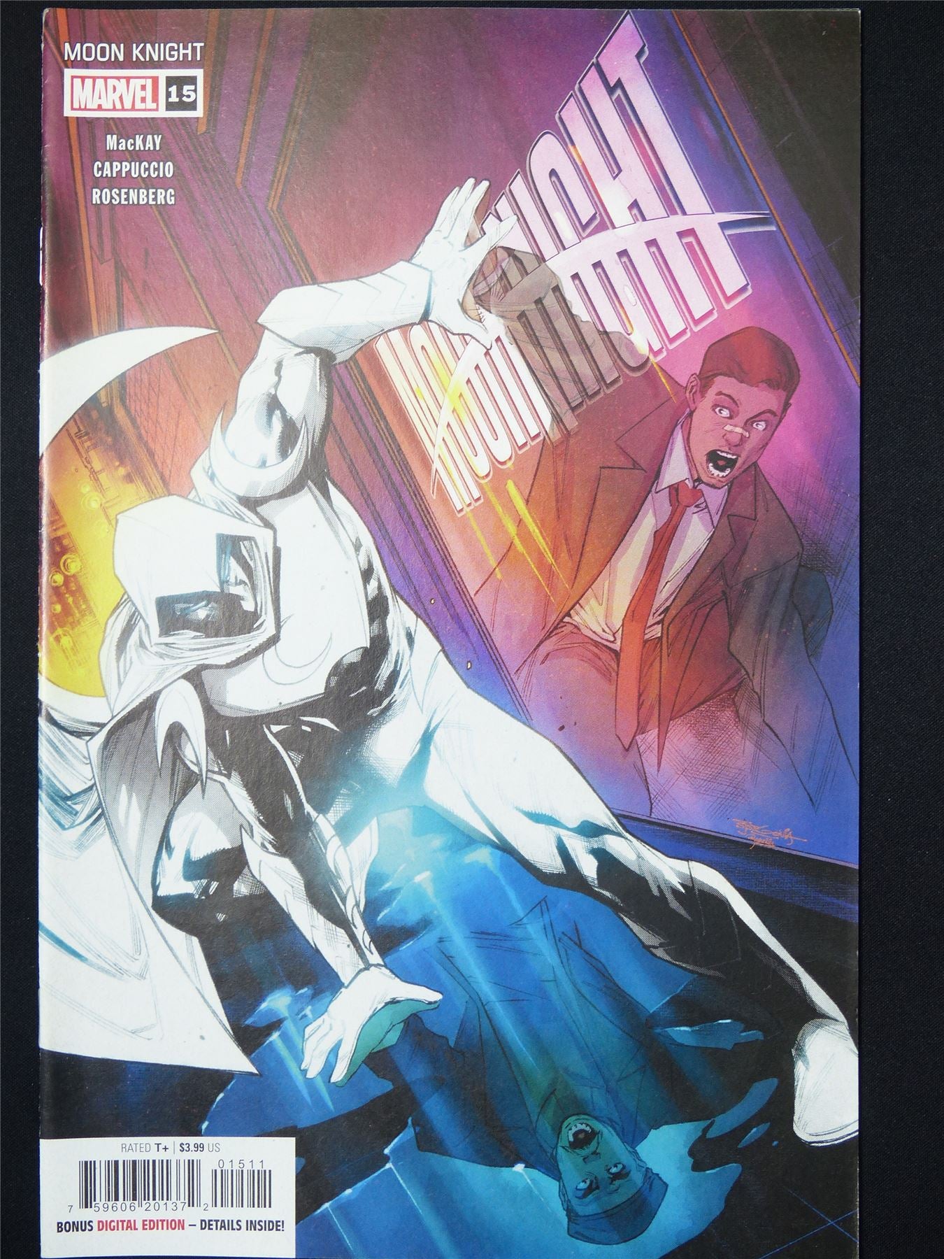 MOON Knight #15 - B&B Marvel Comic #7JL