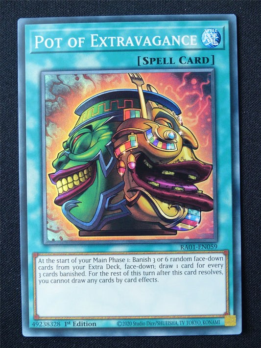 Pot of Extravagance SDCK Super Rare - 1st ed Yugioh Card #7O