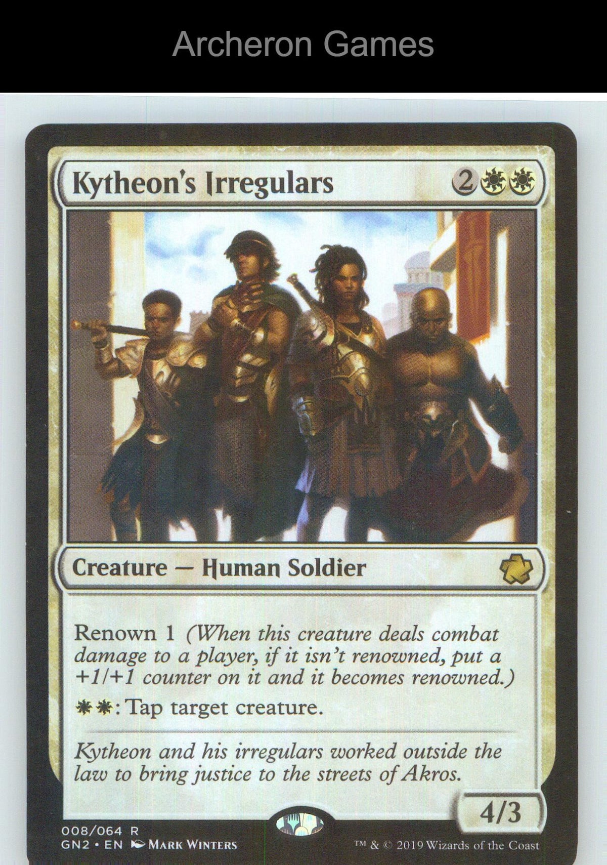 Kytheon's Irregulars GN2 8 R MTG Card NM/EX+