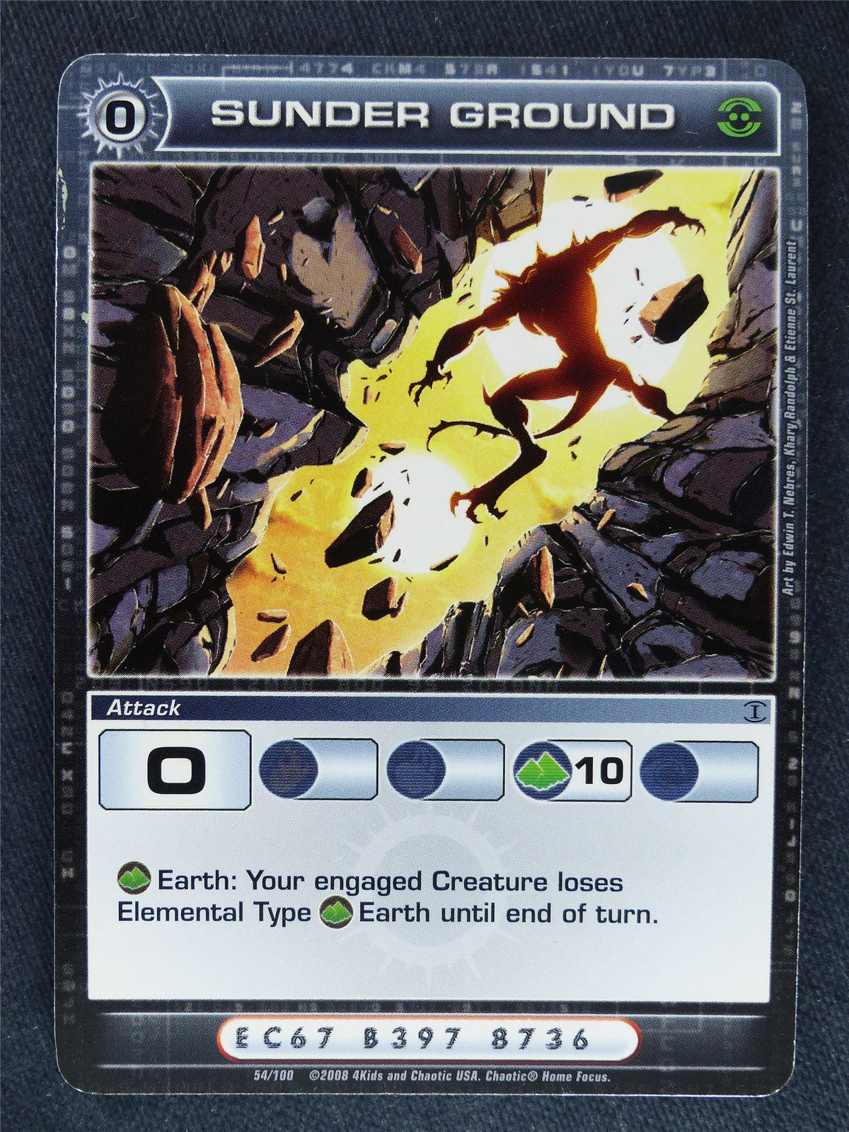 Sunder Ground 54/100 - Chaotic Cards #IN