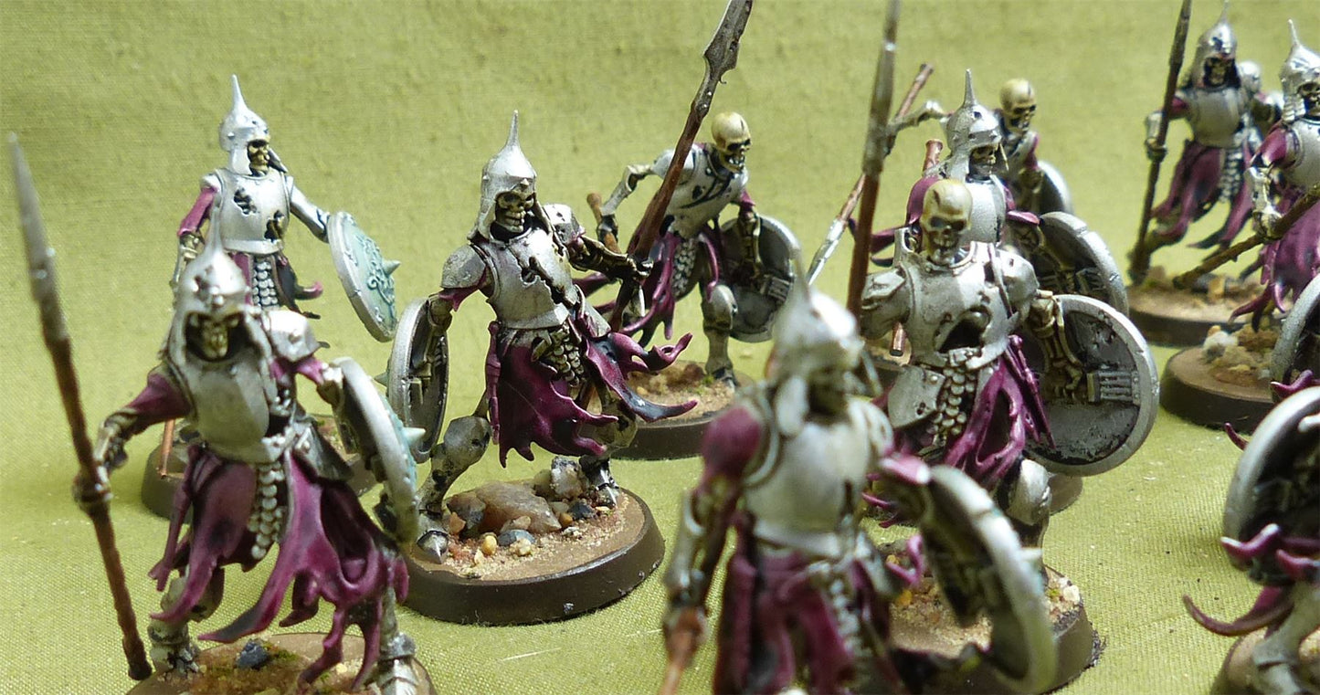 Deathrattle Skeletons painted - Soulblight Gravelords - Warhammer AoS #4A1