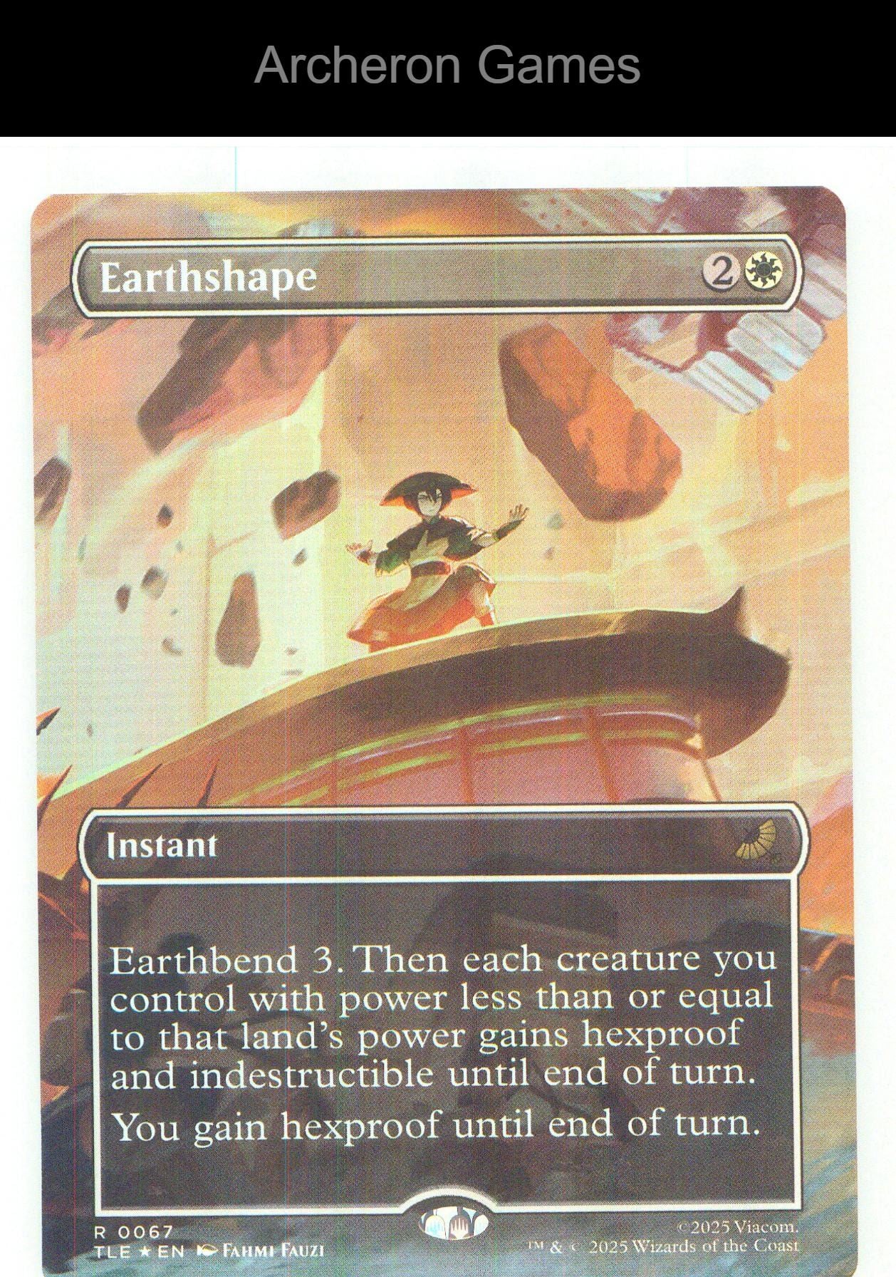 Earthshape (Borderless) TLE 67 R MTG Card NM/EX+ Foil