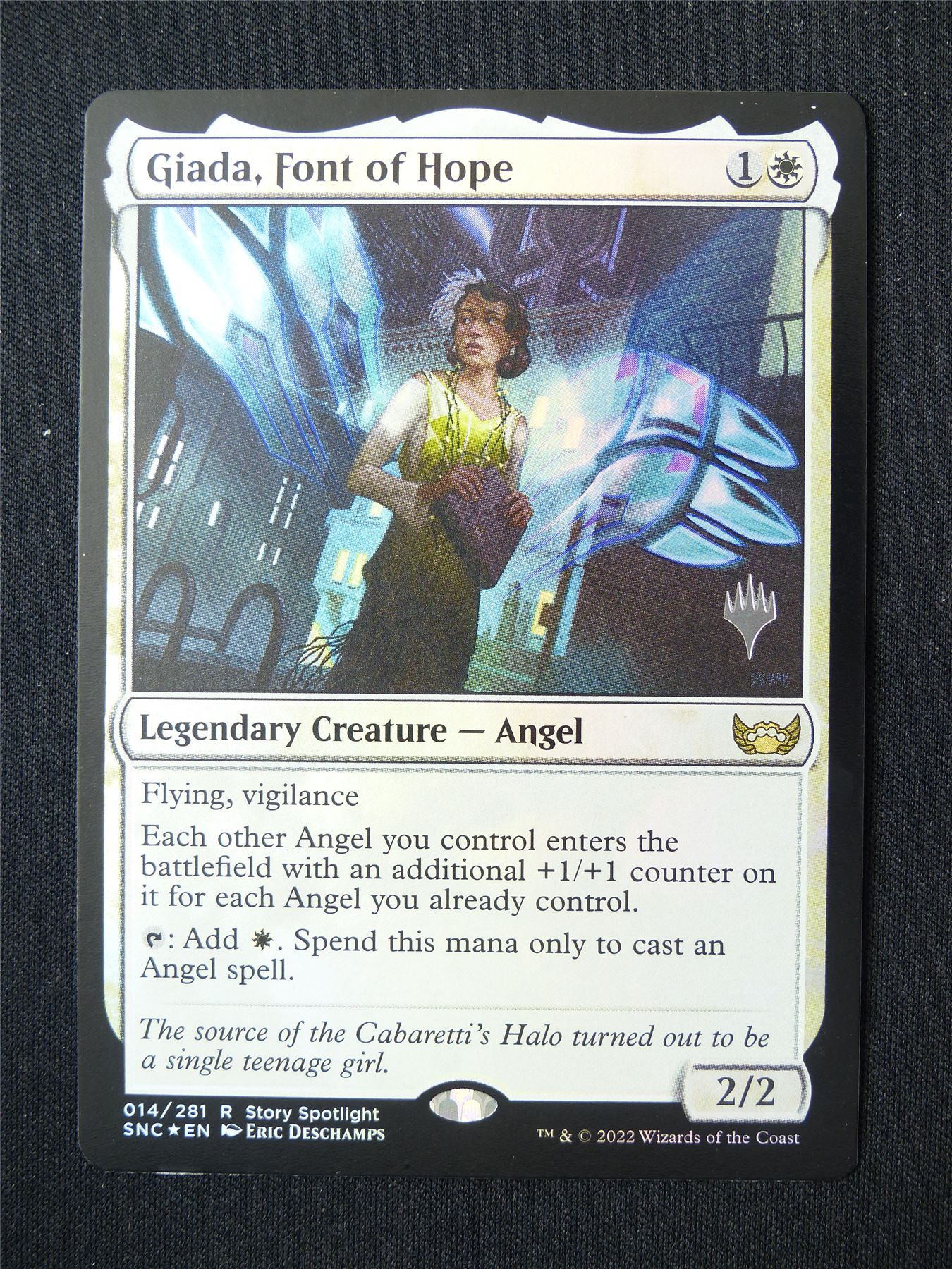 Giada Font of Hope Promo stamped Foil - SNC - Mtg Card #37