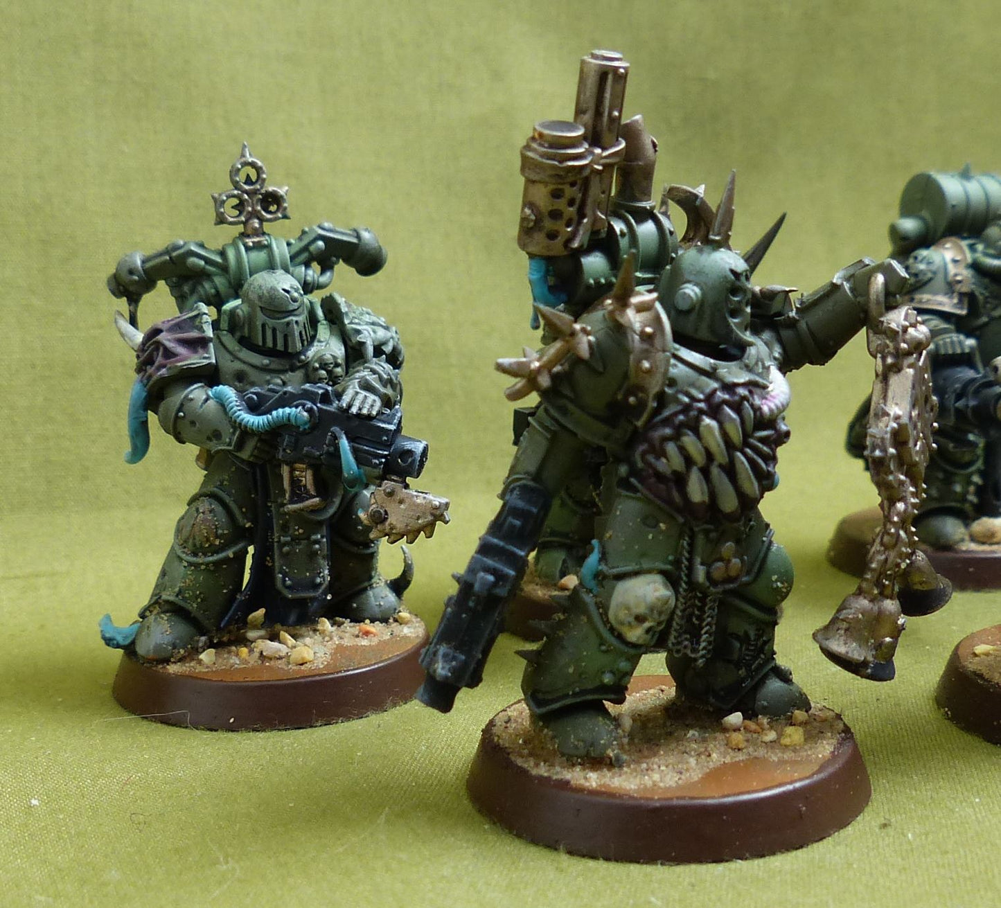 plague Marines Painted - Death Guard - Warhammer 40K #3V5