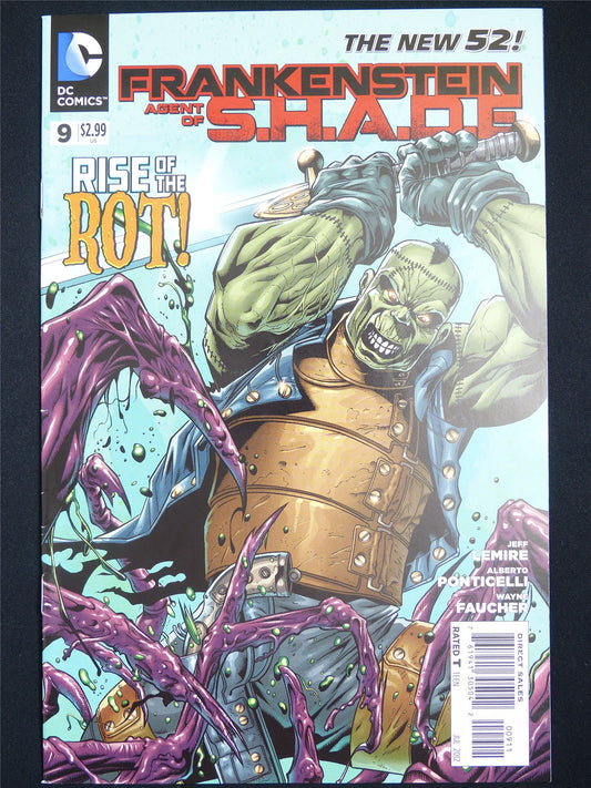 FRANKENSTEIN agent of S.H.A.D.E. #9 - DC Comic #6AJ
