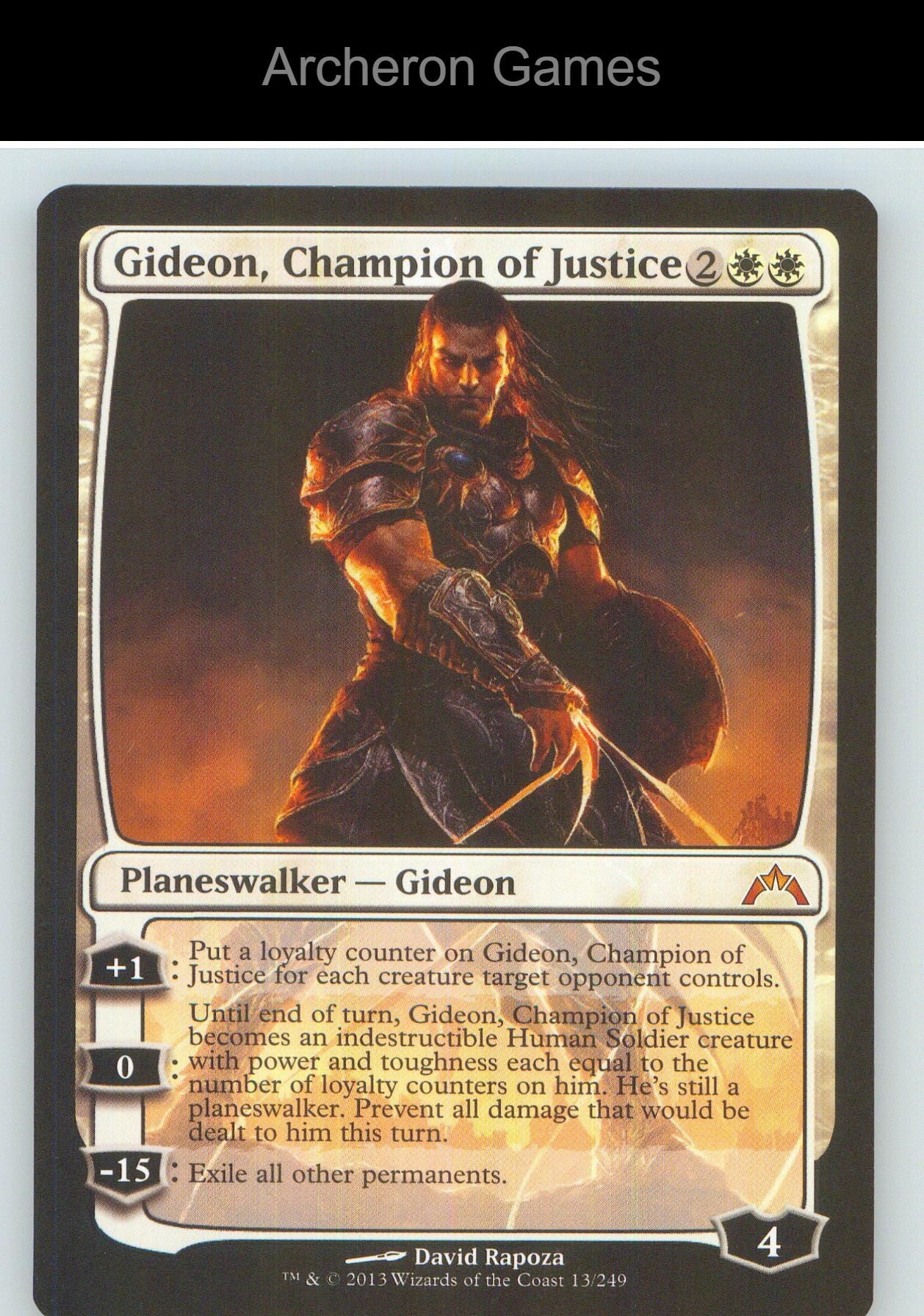 Gideon, Champion of Justice GTC 13 Mythic MTG Card NM/EX+