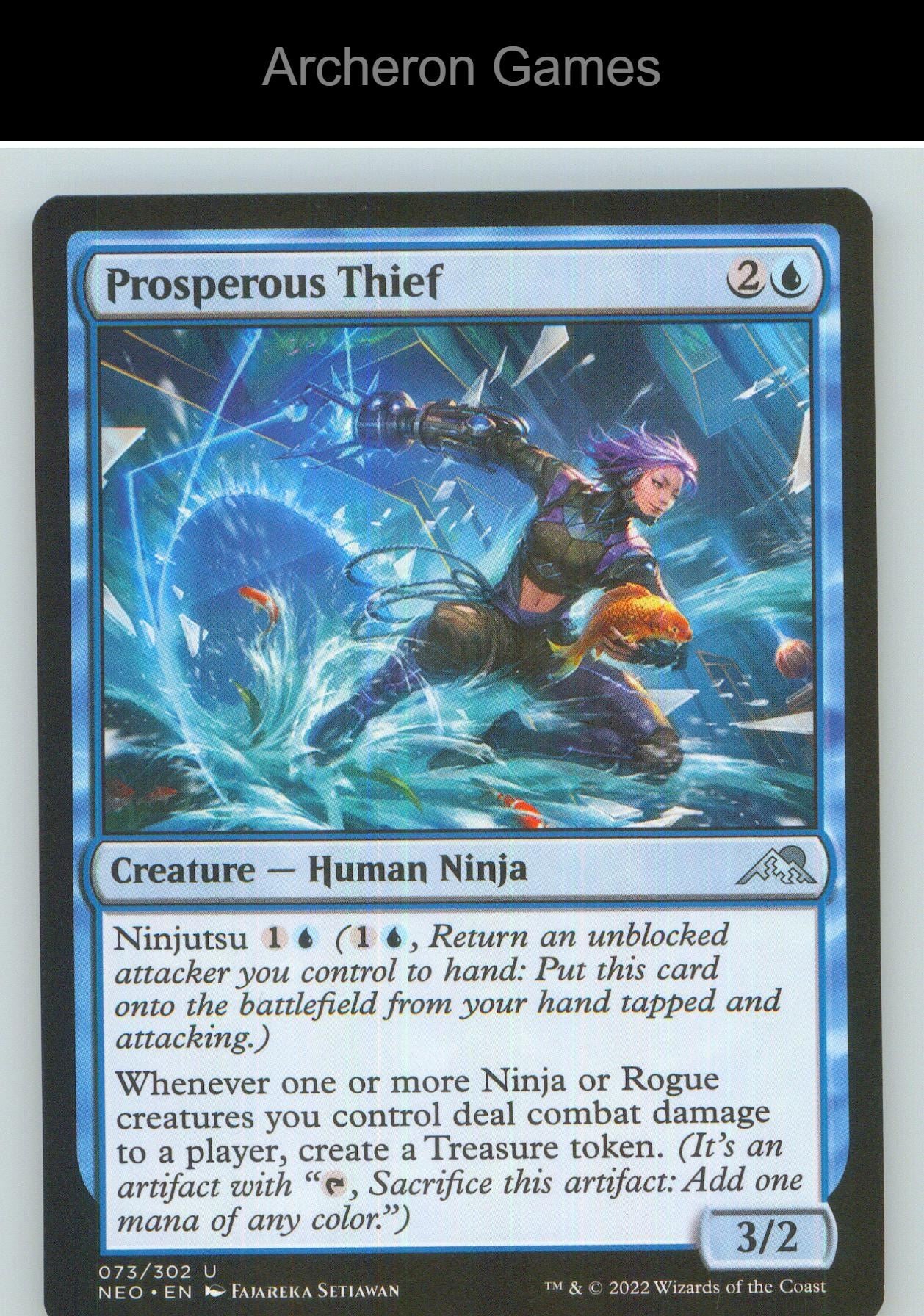 Prosperous Thief NEO 73 UC MTG Card NM/EX+