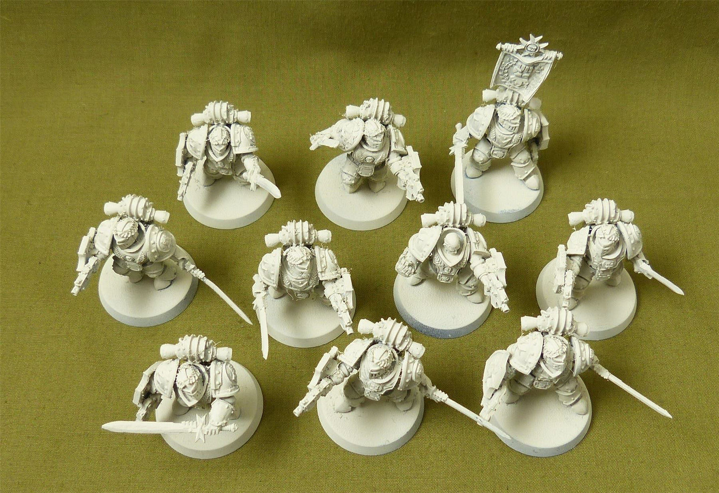 Templar Brethren set of 10 - Imperial Fists - Warhammer Horus Heresy #G7
