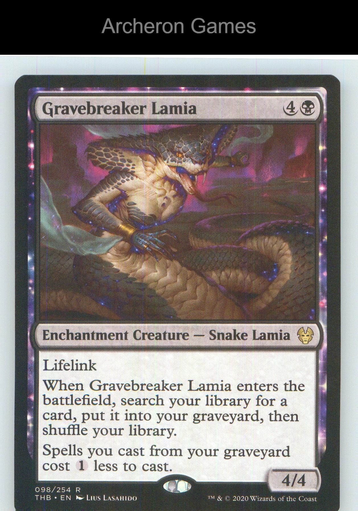 Gravebreaker Lamia THB 98 R MTG Card NM/EX+