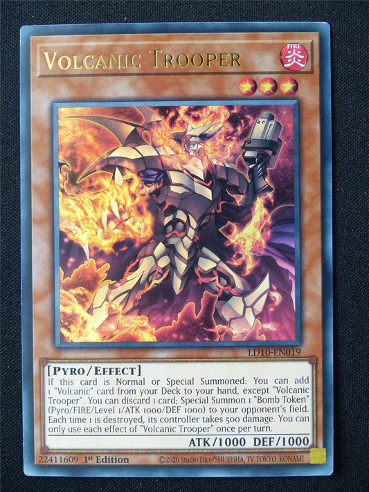 Volcanic Trooper LD10 Ultra Rare - 1st ed Yugioh Card #6J
