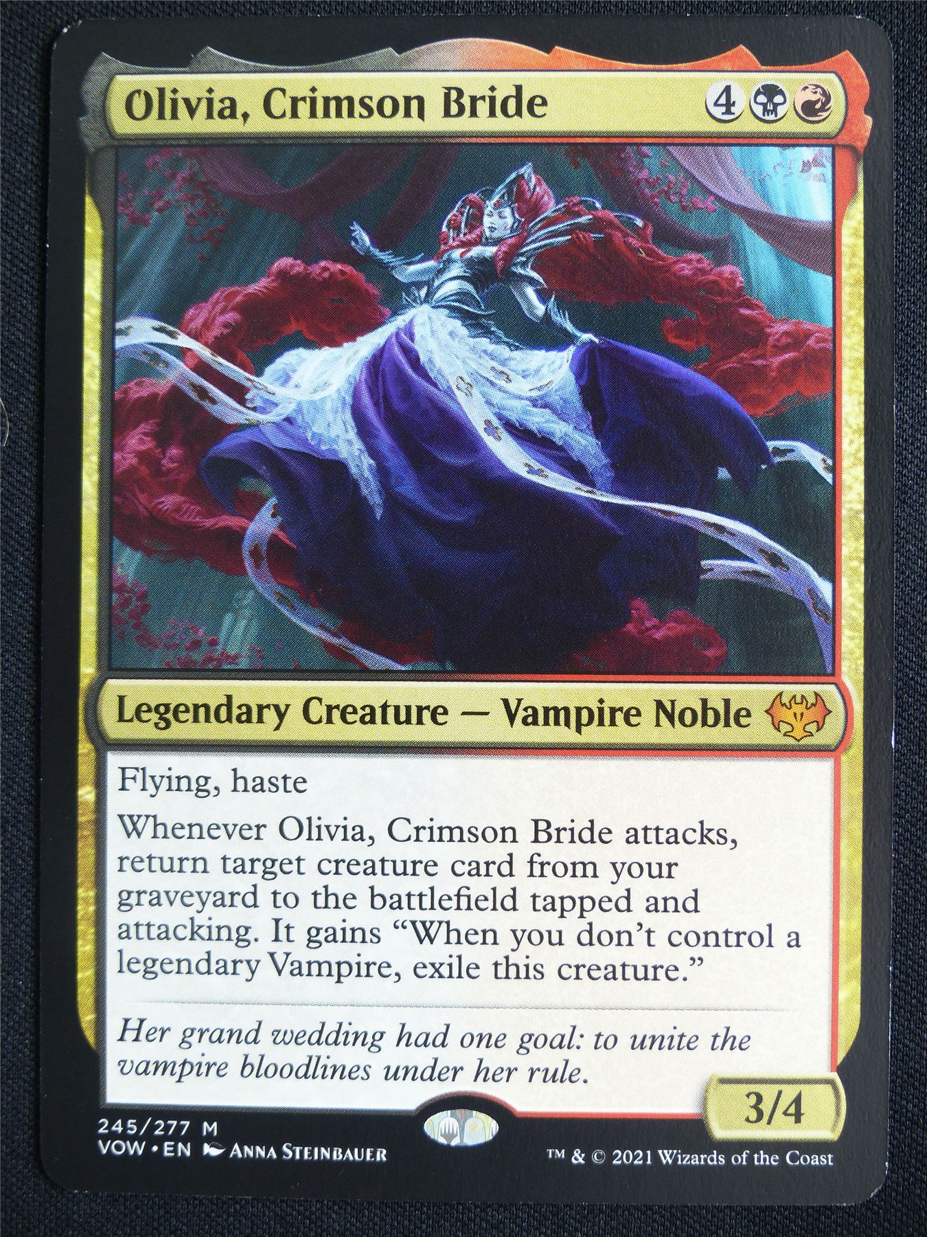 Olivia Crimson Blade - VOW - Mtg Card #3HG