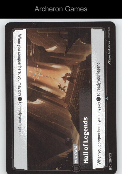 Treasure Hoard SFD 220/221 UC Riftbound Card Spiritforged