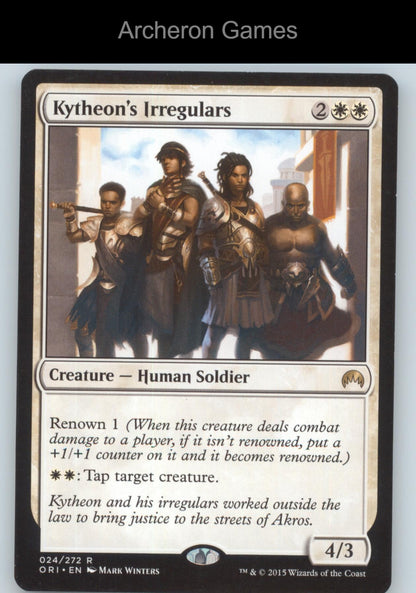 Kytheon's Irregulars 24 R MTG Card Magic Origins