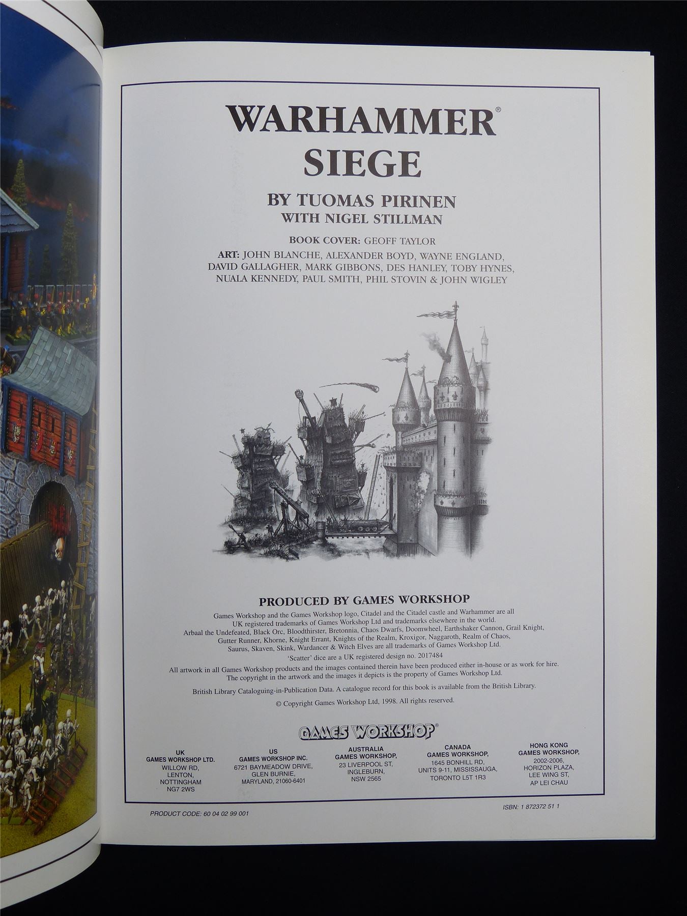 Warhammer: Seige 5th Edition Softback - Warhammer Old World #1GY