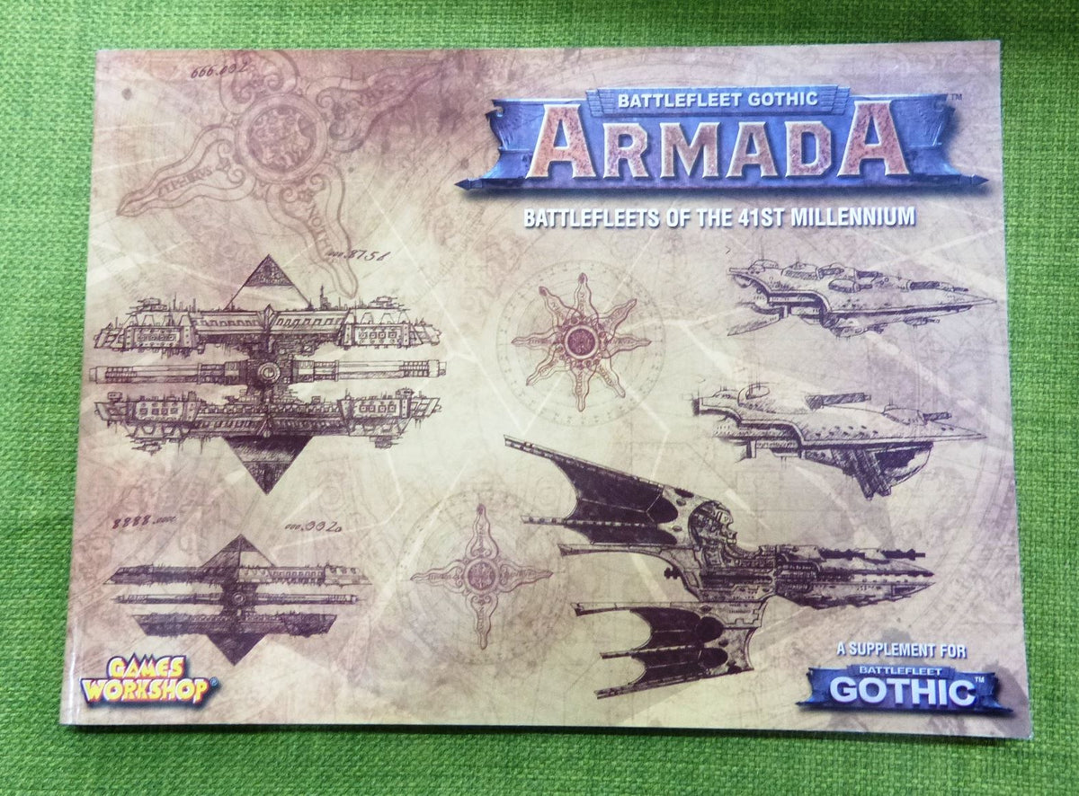 Battlefleet Gothic - Armada Battlefleets for the 41st Millennium Softback Book 2004 - Warhammer AoS 40k #8Y