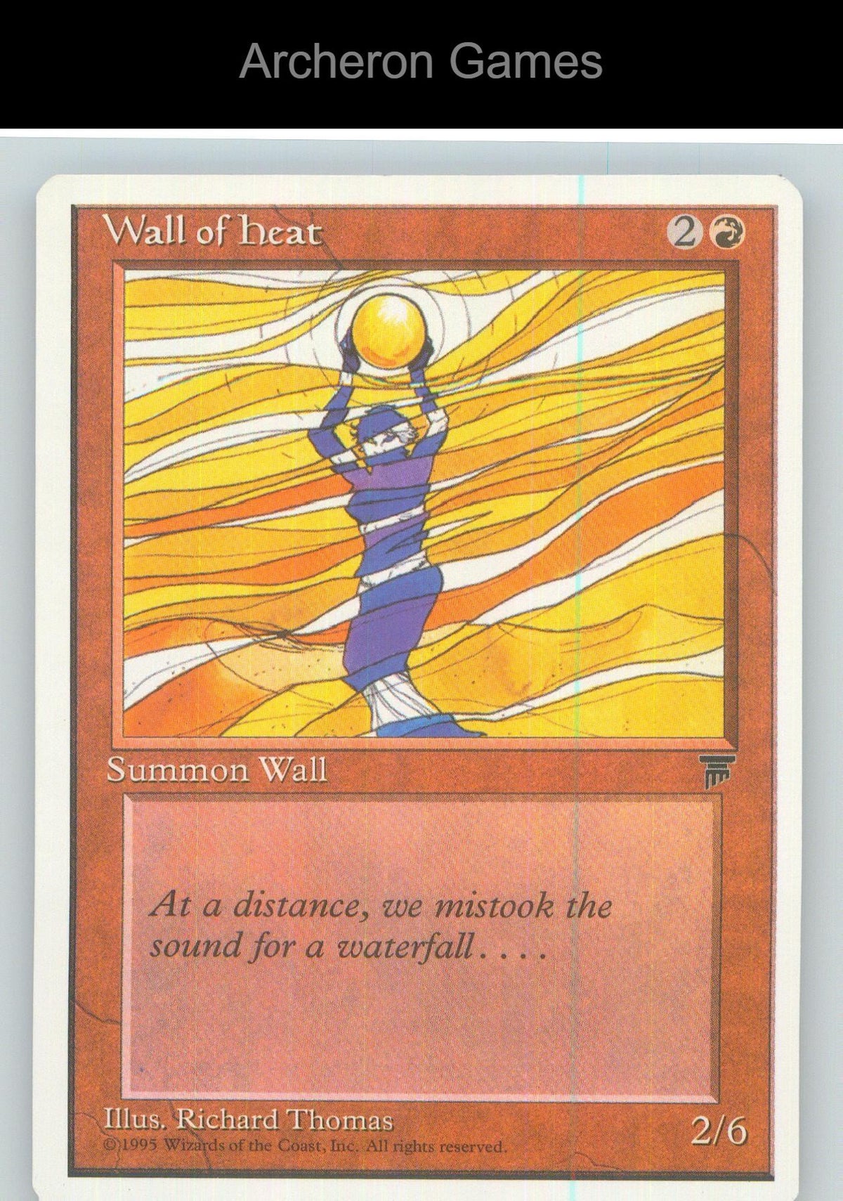 Wall of Heat CHR C MTG Card NM/EX+