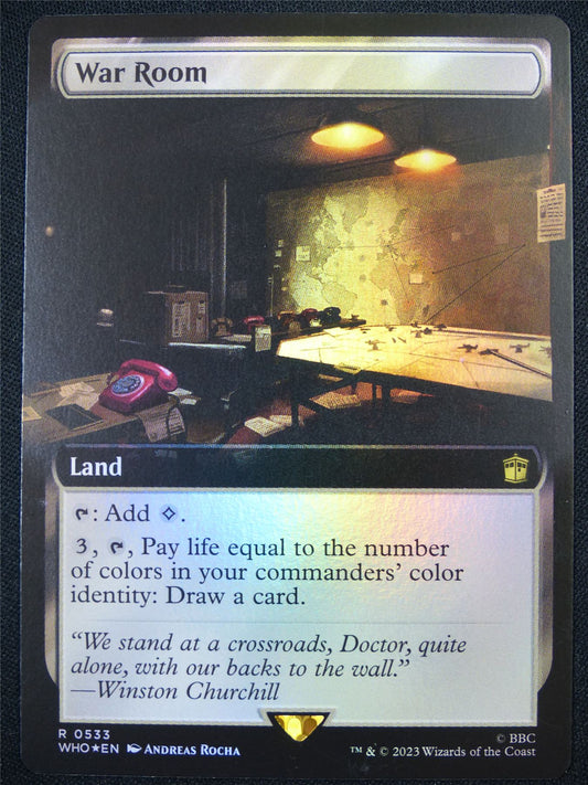 War Room Extended Foil - WHO - Mtg Card #AB