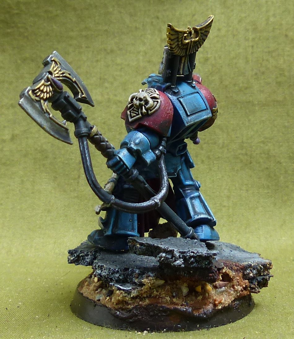 Librarian in Terminator Armour painted - Space Marines - Warhammer 40K #5BW