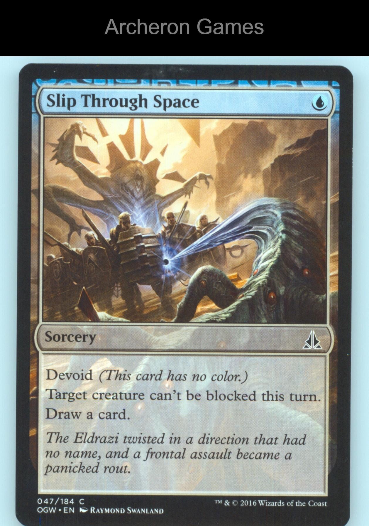 Slip Through Space 47 C MTG Card Oath of the Gatewatch