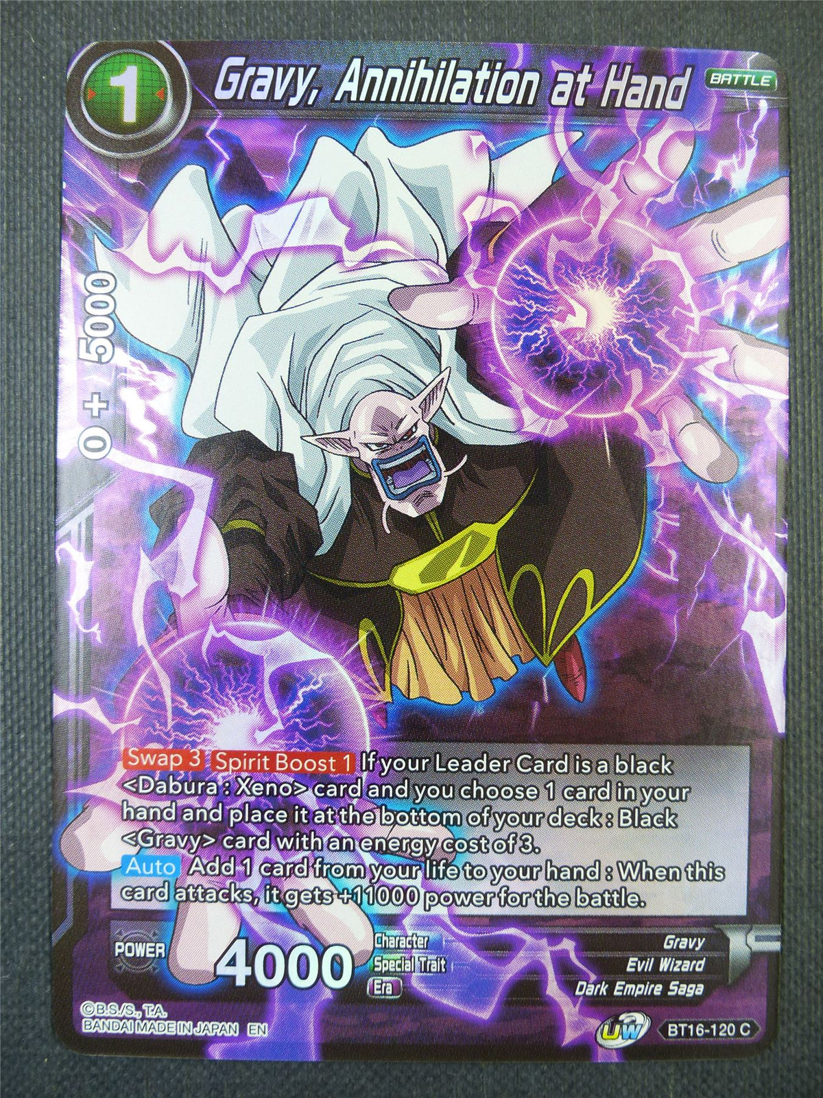 Gravy Annihilation at Hand Foil - Dragon Ball Super Card #7XK