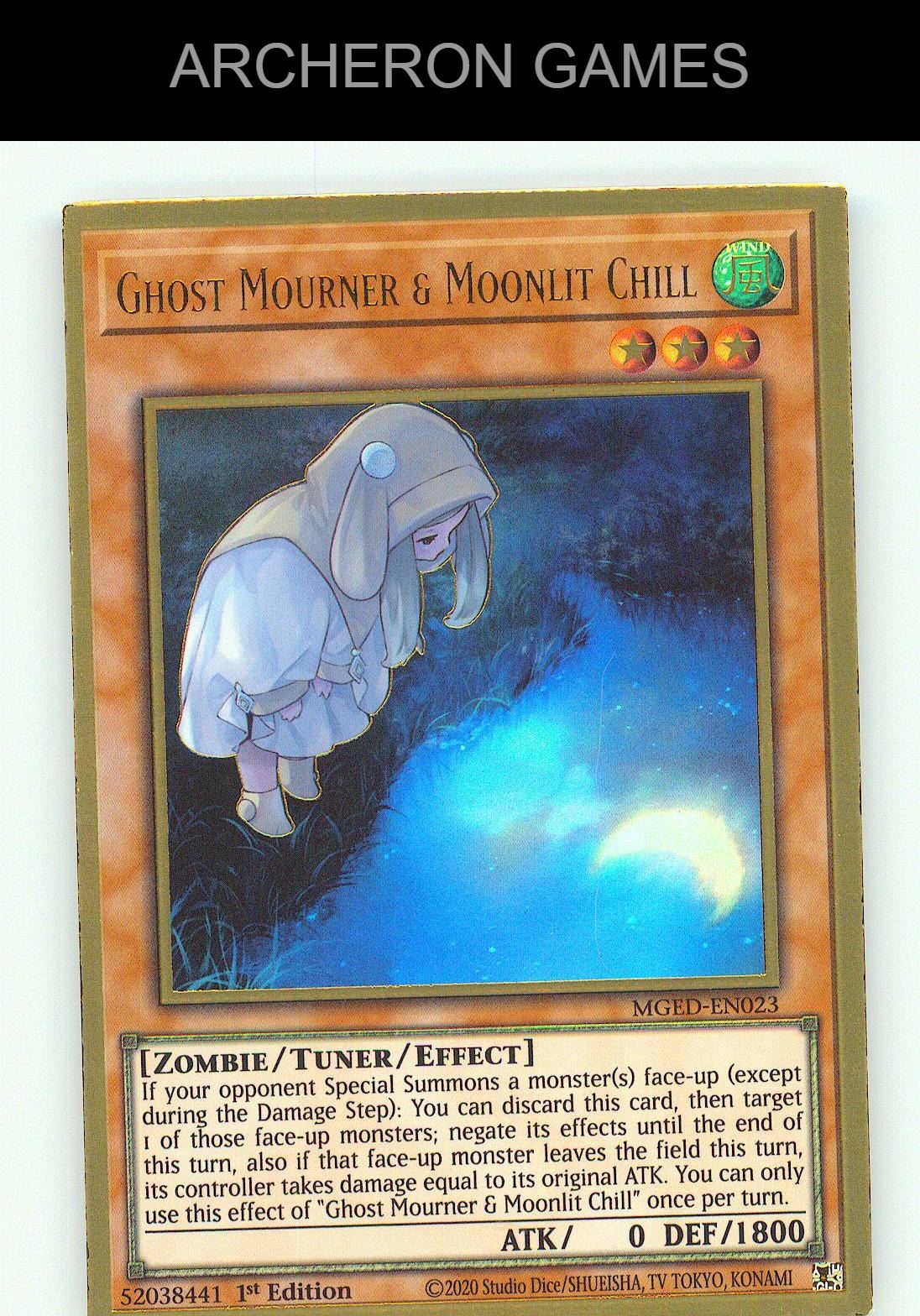 Ghost Mourner & Moonlit Chill (Alternate Art) Premium Gold Rare YUGIOH Card
