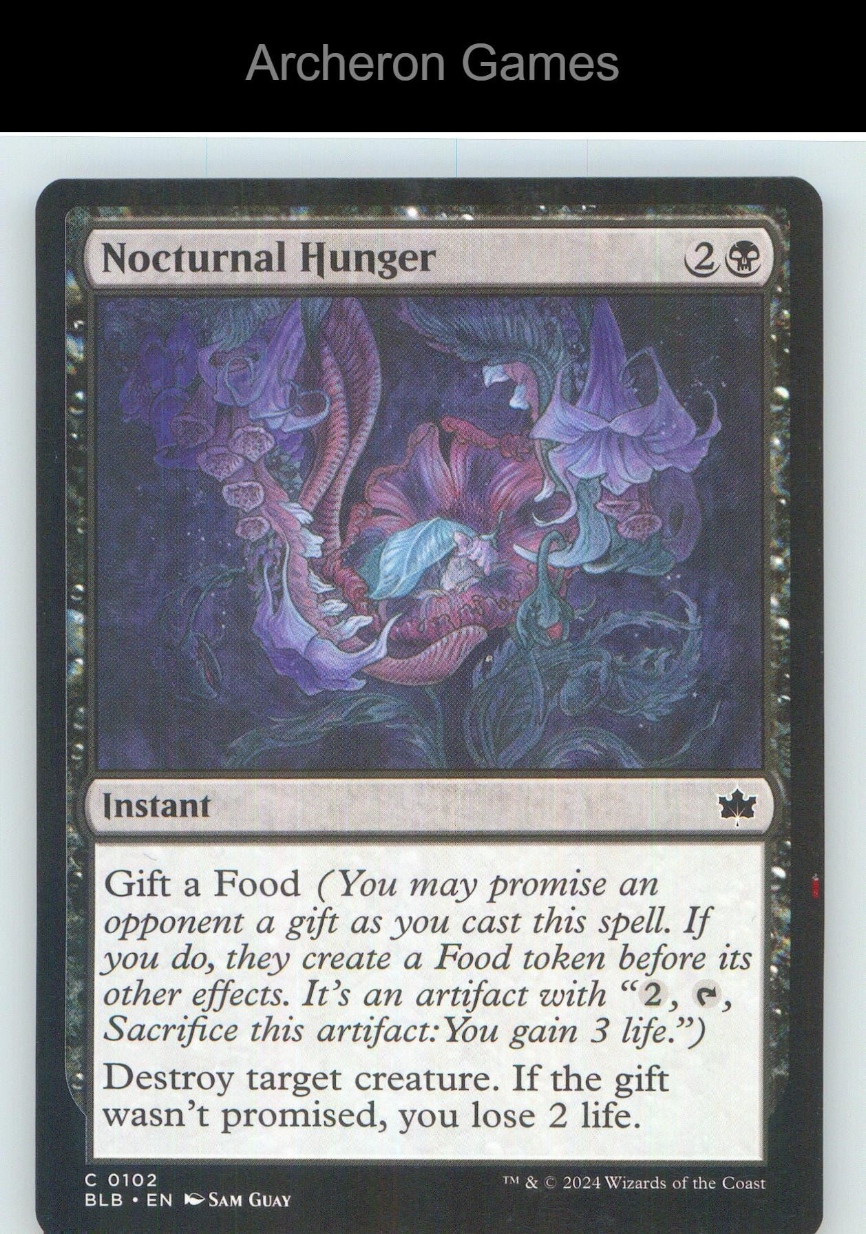 Nocturnal Hunger BLB 102 C MTG Card NM/EX+