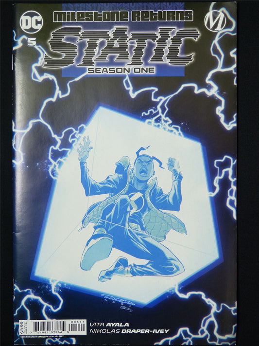 STATIC Season One #5 - B&B DC Comic #7ZU