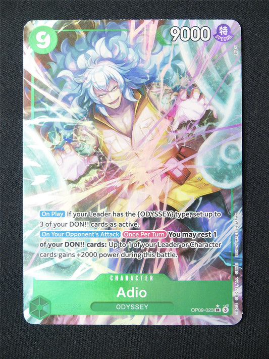 Adio OP09 SR Foil - One Piece Card #6IF