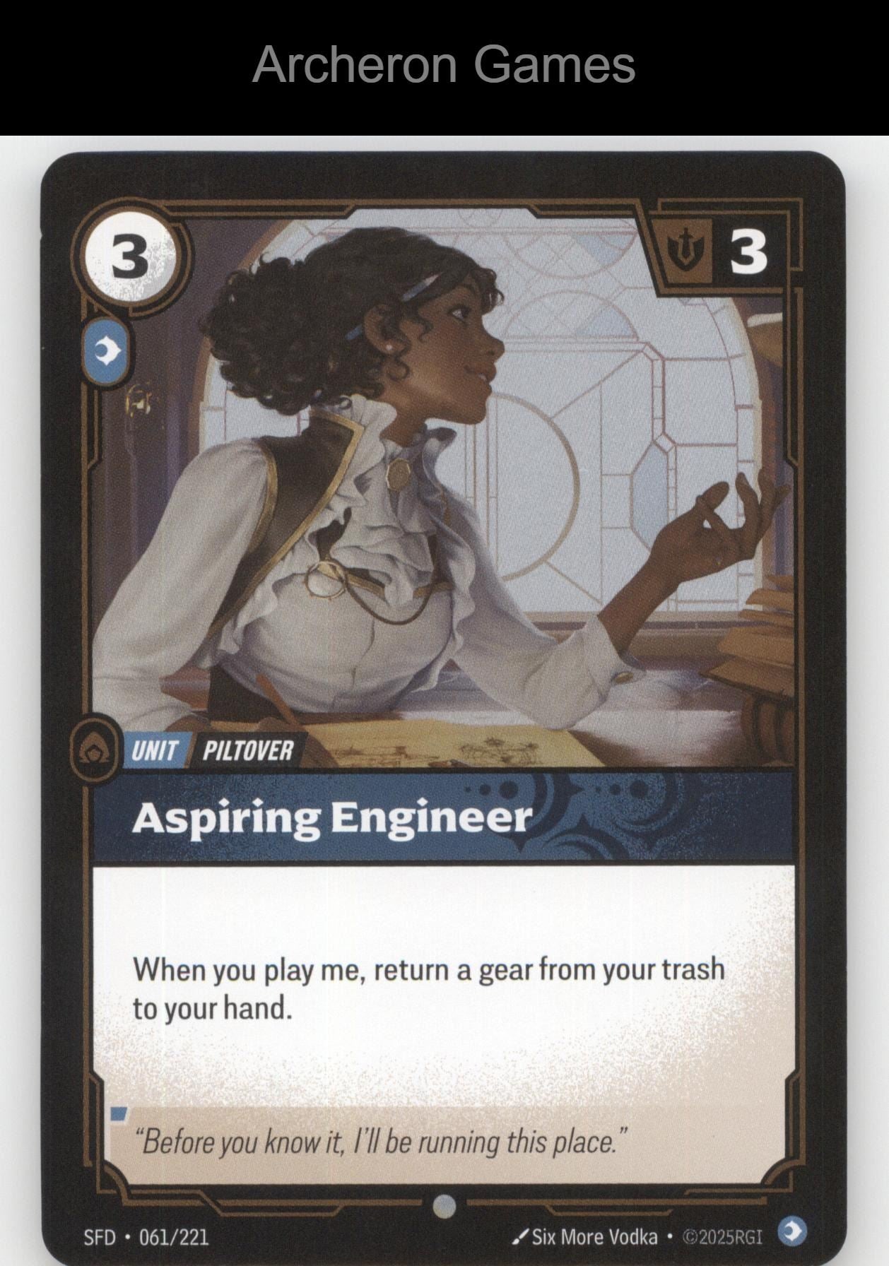 Aspiring Engineer SFD 061/221 C  Card Spiritforged