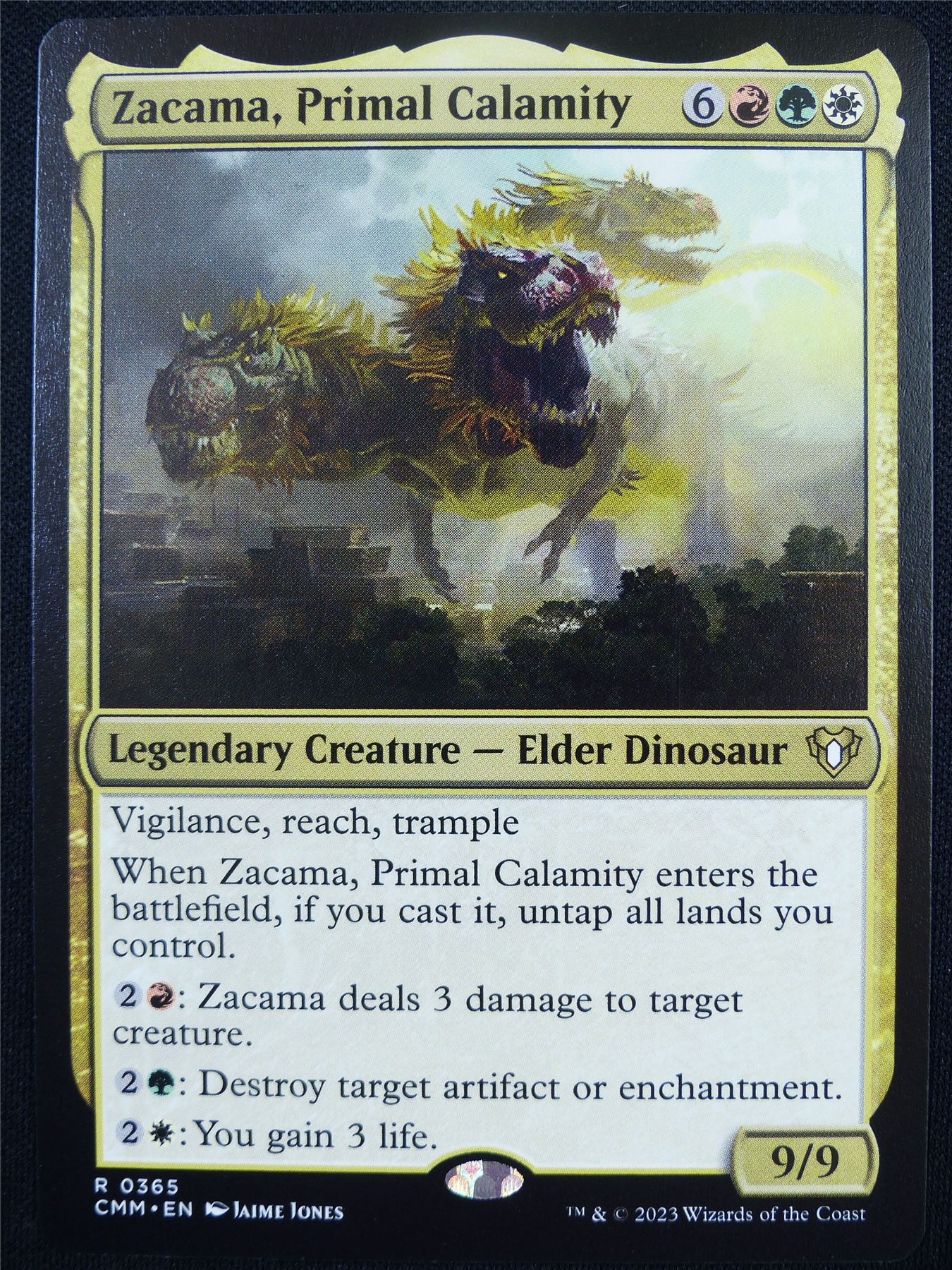 Zacama Primal Calamity - CMM - Mtg Card #3V0