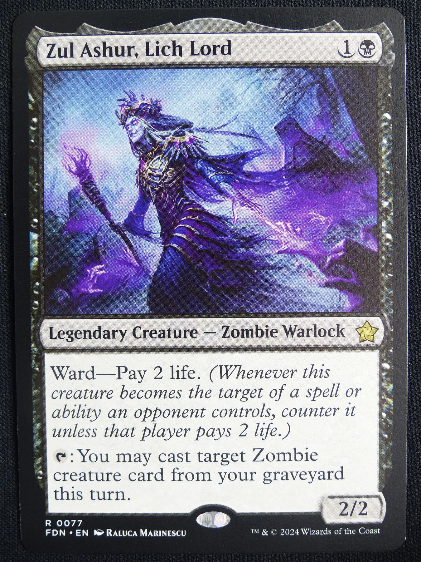 Zul Ashur Lich Lord - FDN - Mtg Card #5NC