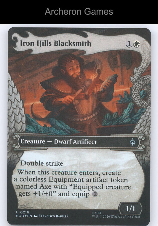 Iron Hills Blacksmith (Showcase) HOB 216 UC MTG Card The Hobbit