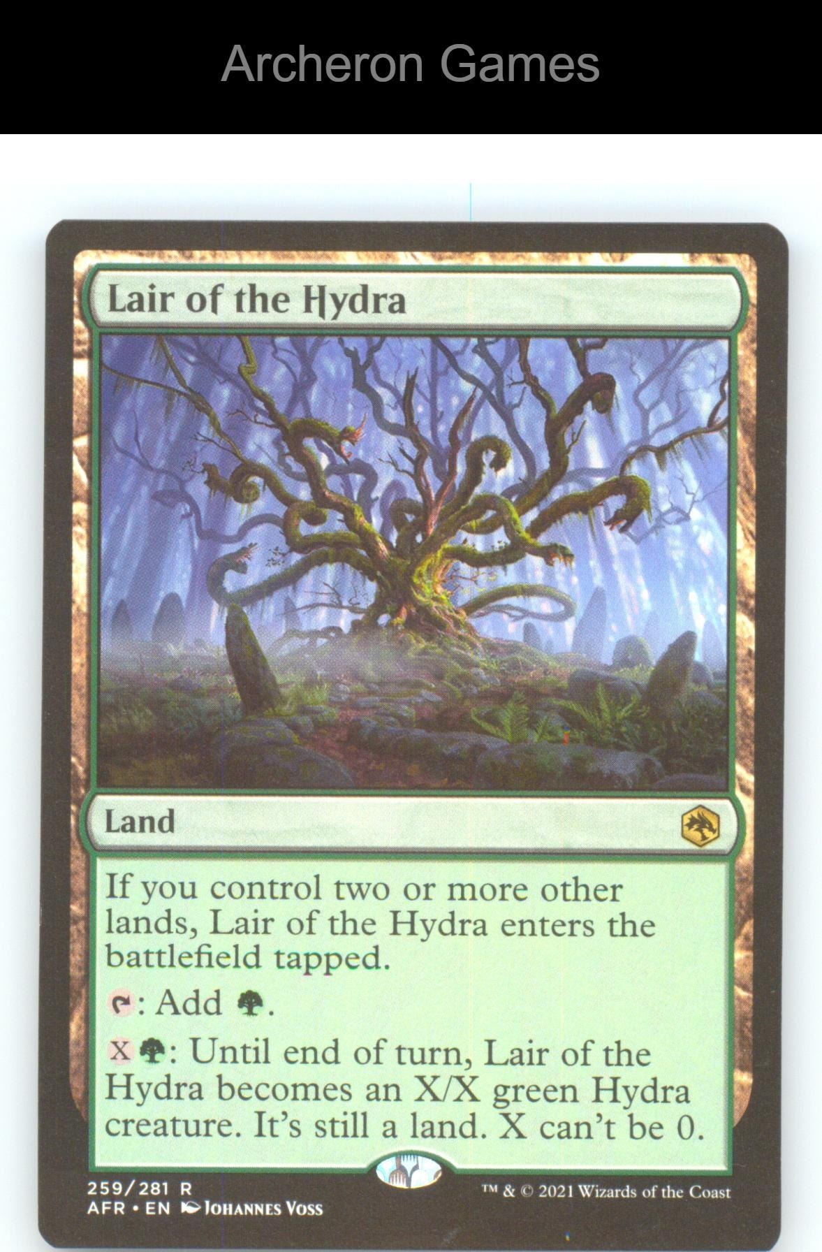 Lair of the Hydra AFR 259 R MTG Card NM/EX+