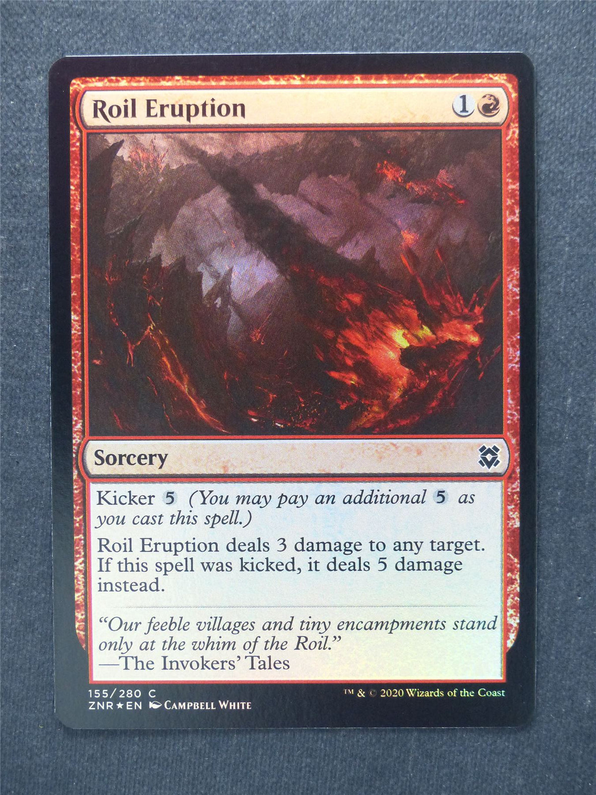 Roil Eruption Foil - Mtg Magic Cards #RC