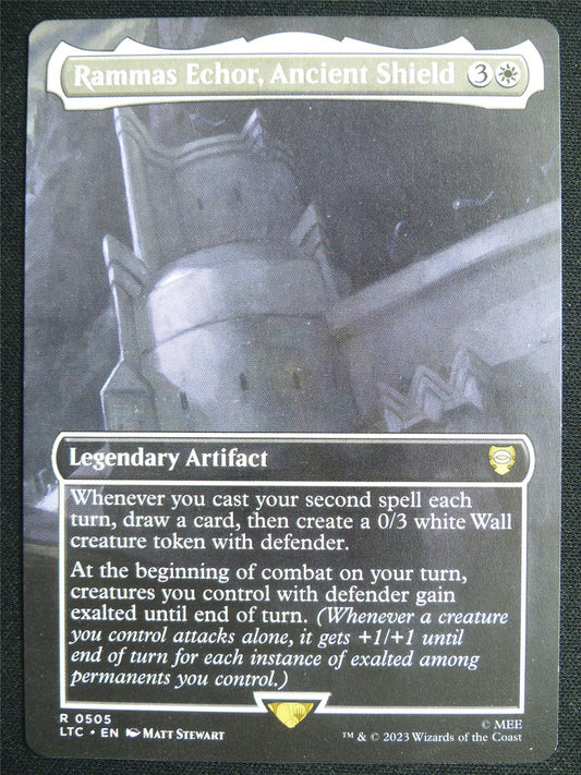 Rammas Echor Ancient Shield Borderless - LTC - Mtg Card #4LJ