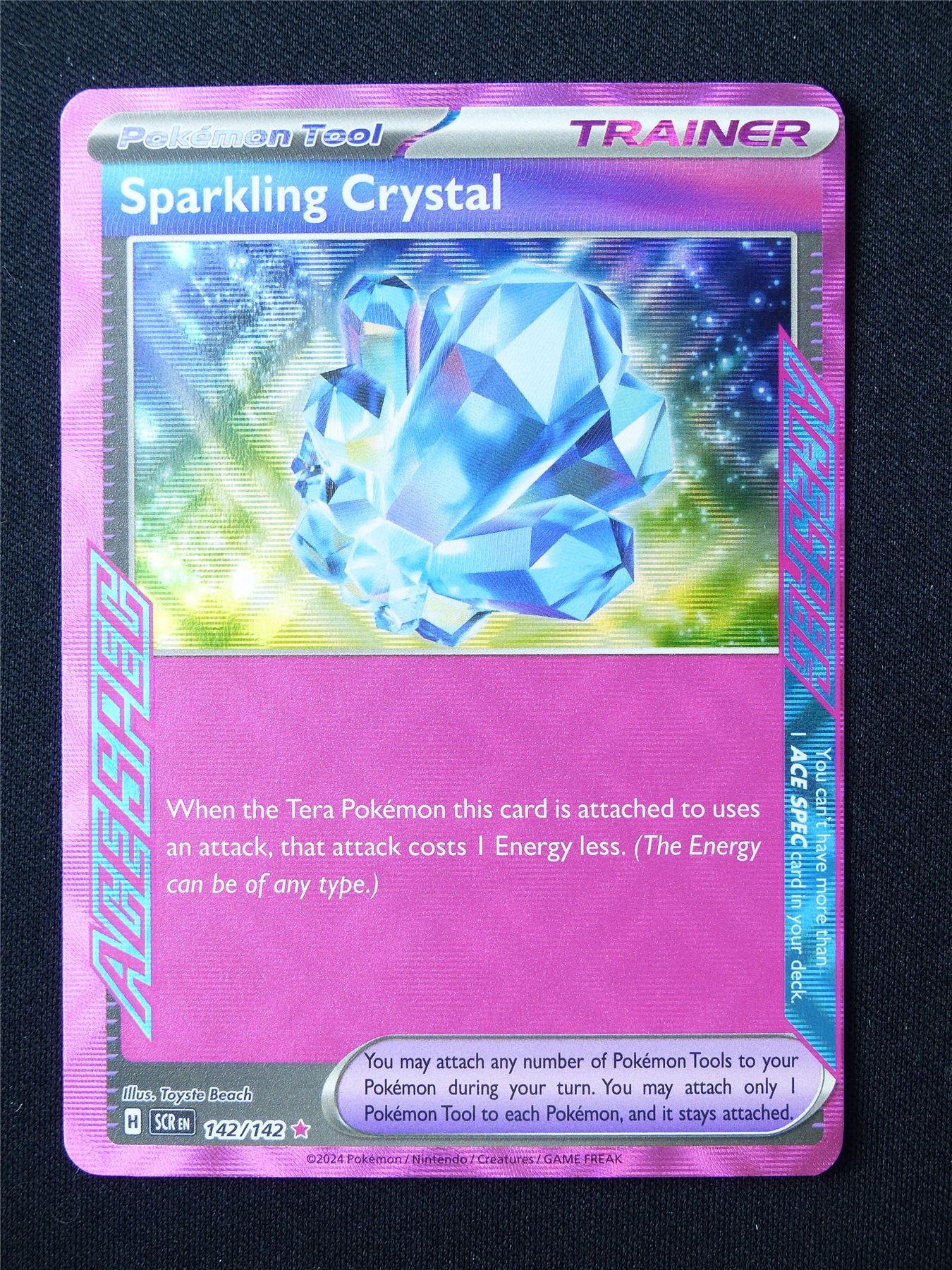 Sparkling Crystal 142/142 Holo Ace Spec - Pokemon Card #60N