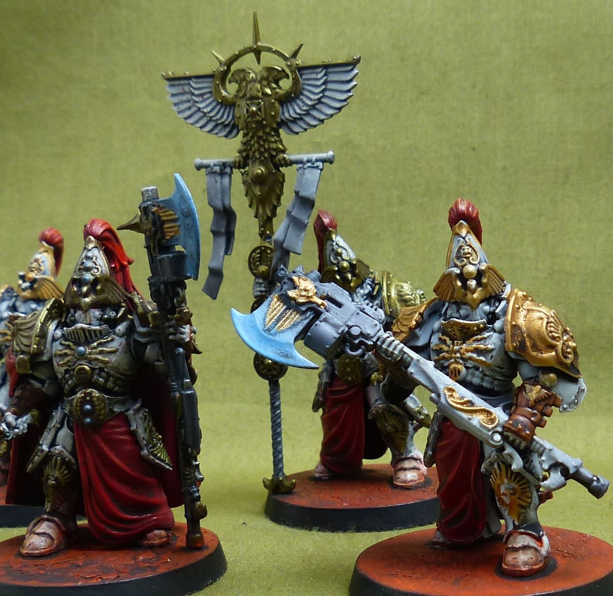 Custodian Wardens painted - Adeptus Custodes - Warhammer 40K #2ON